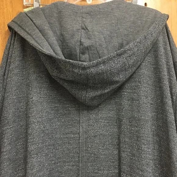 NWT Free People FP Beach Gray Jet Set Cardi Long Hooded Duster - Picture 14 of 15